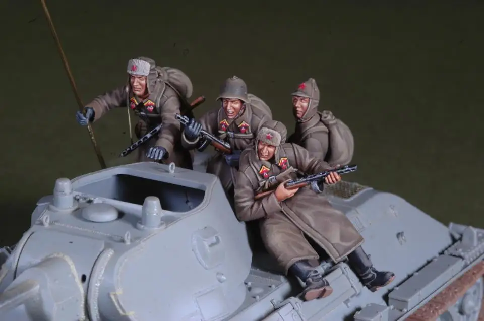 Масштаб 1/35 фигурка советского танка (без танка) | Игрушки и хобби