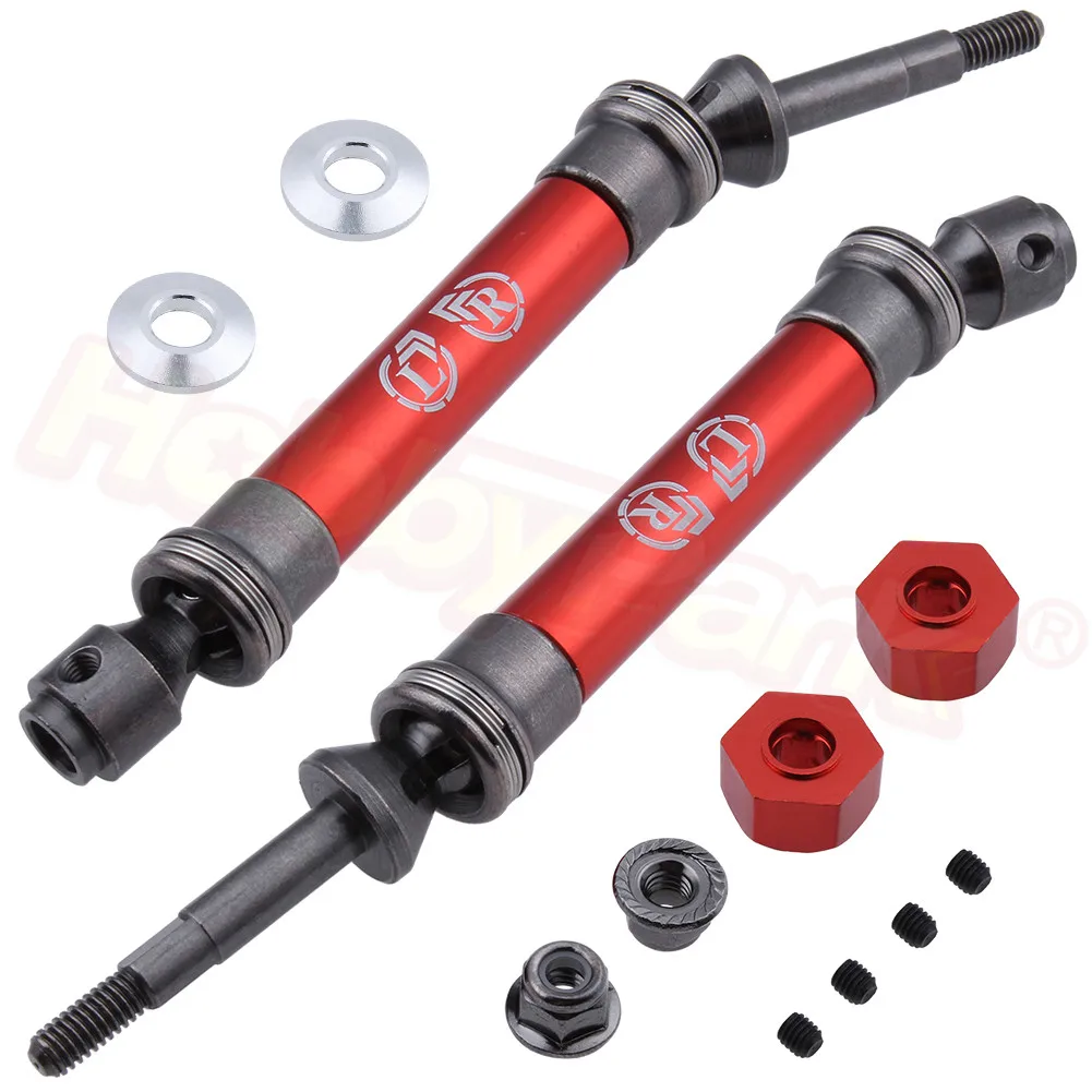

2 шт., сверхмощный Металлический Стальной задний Driveshaft CVD, замена 6852R 6852X для RC Traxxas 1/10 Stampede 4x4 VXL монстр-грузовика