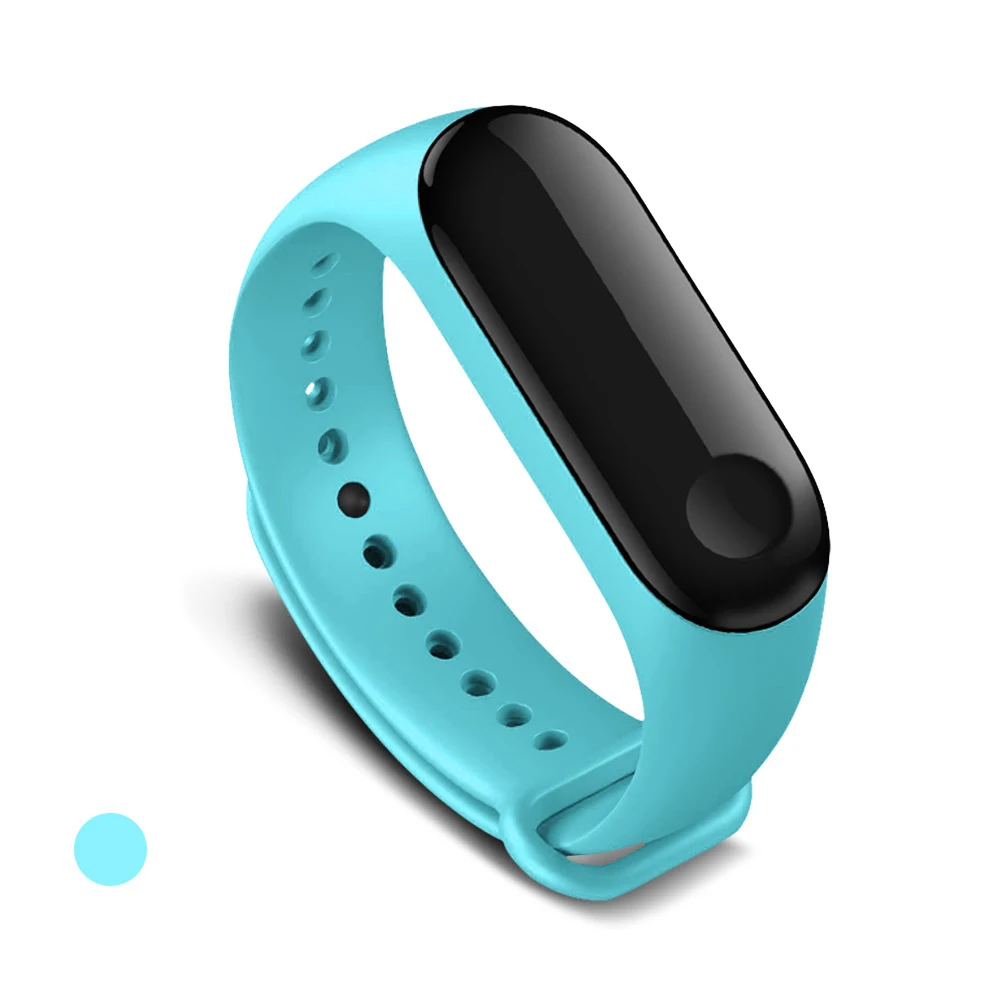 Браслет для Xiaomi Mi Band 3 спортивный ремешок часы силиконовый xiaomi mi band аксессуары