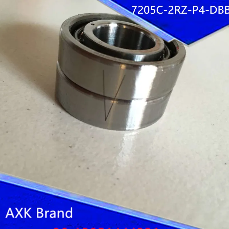 1 пара AXK 7205 7205C 2RZ P4 DBB 25 х 52 15 sealed радиально Подшипники Скорость шпинделя ЧПУ ABEC 7