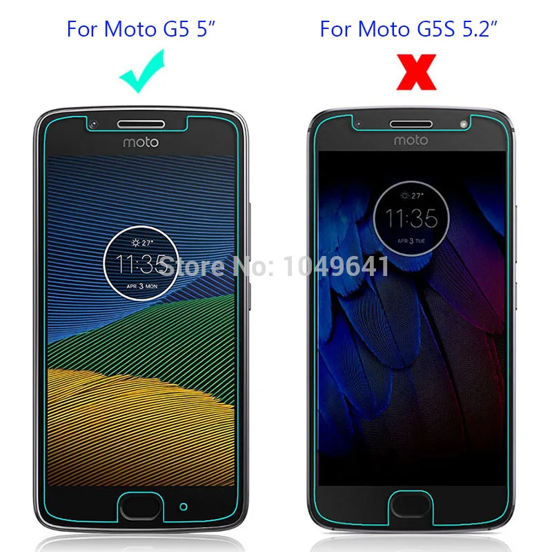Закаленное стекло для Motorola Moto G5 5 дюймовый защитный экран Plus 2 дюймов