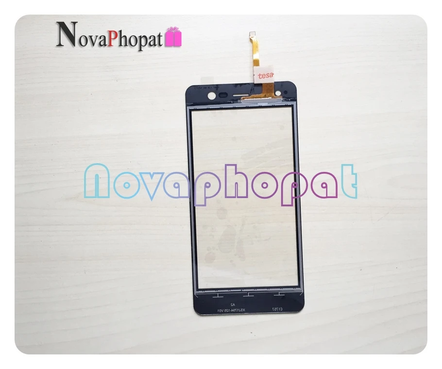 Novaphopat Черный сенсорный экран для BQ тренд BQ5009L 5009L дигитайзер стеклянная панель 10