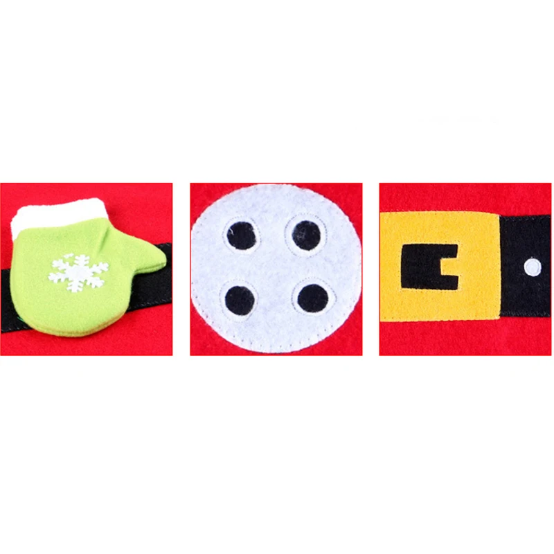 Рождественский стол с домашним декором коврики Санта Клаус салфетки из ткани