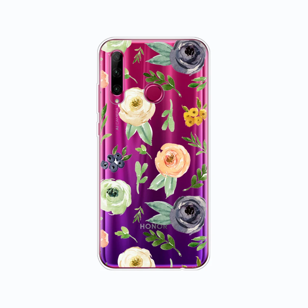 80381 Чехол для Honor 20, чехол, силиконовая задняя крышка, чехол для телефона, для huawei Honor 20 Pro Lite, Honor20, YAL-L21, YAL-L41, роскошная задняя крышка с рисунком - Цвет: 80381