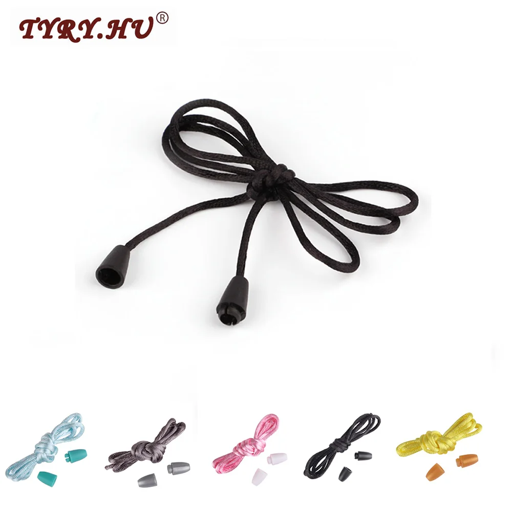 TYRY.HU-accesorios para mordedores de beb&eacute;, cuerda de nailon de 90cm, clip de seguridad de pl&aacute;stico para beb&eacute;, mam&aacute;, fabricaci&oacute;n de joyas, collar de dentici&oacute;n, cord&oacute;n de Rattail-0