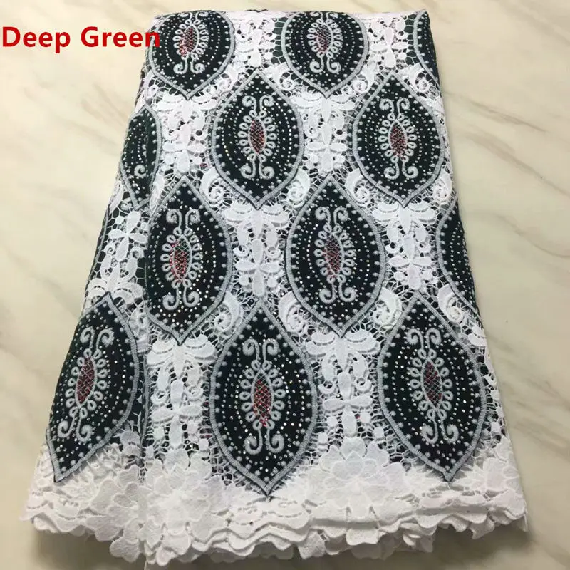 nigeria lace cord fabric 2018 High quality embroidered african guipure velvet fabrics for wedding party dress DS774 | Дом и сад