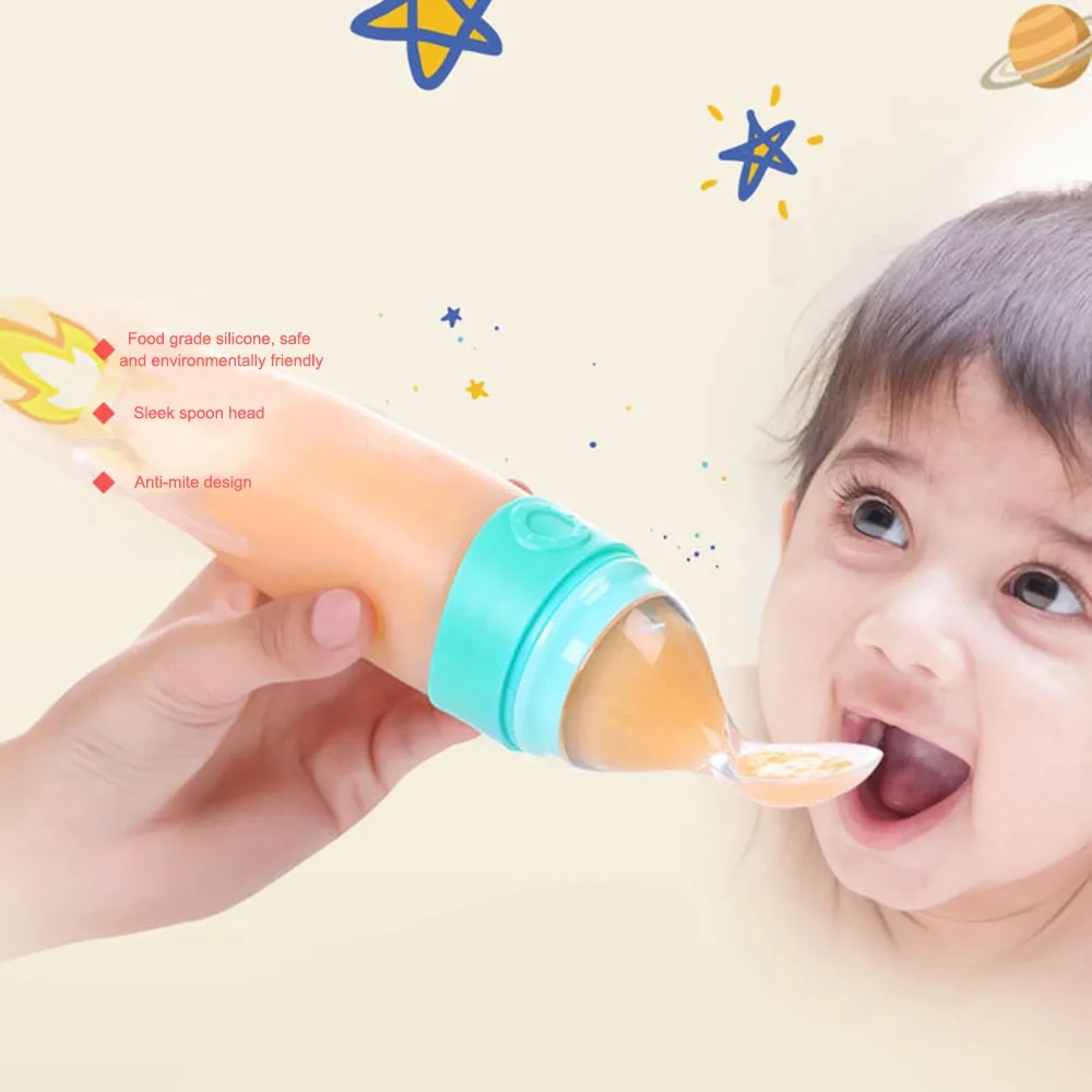 Mambobaby детская соковыжималка бутылочка для кормления силиконовая ложка BPA
