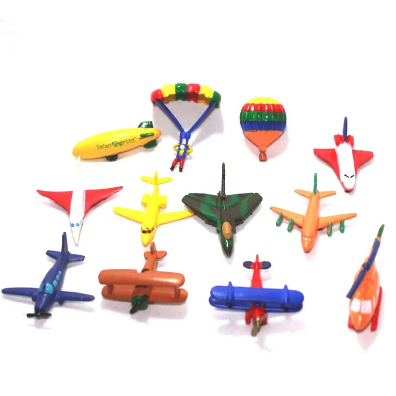 

solid pvc figure model toys decoration hot balloon fighter 12pcs/set