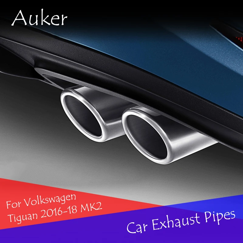 Автомобильные горловины из нержавеющей стали для 2016 2017 2018 2019 Volkswagen Tiguan