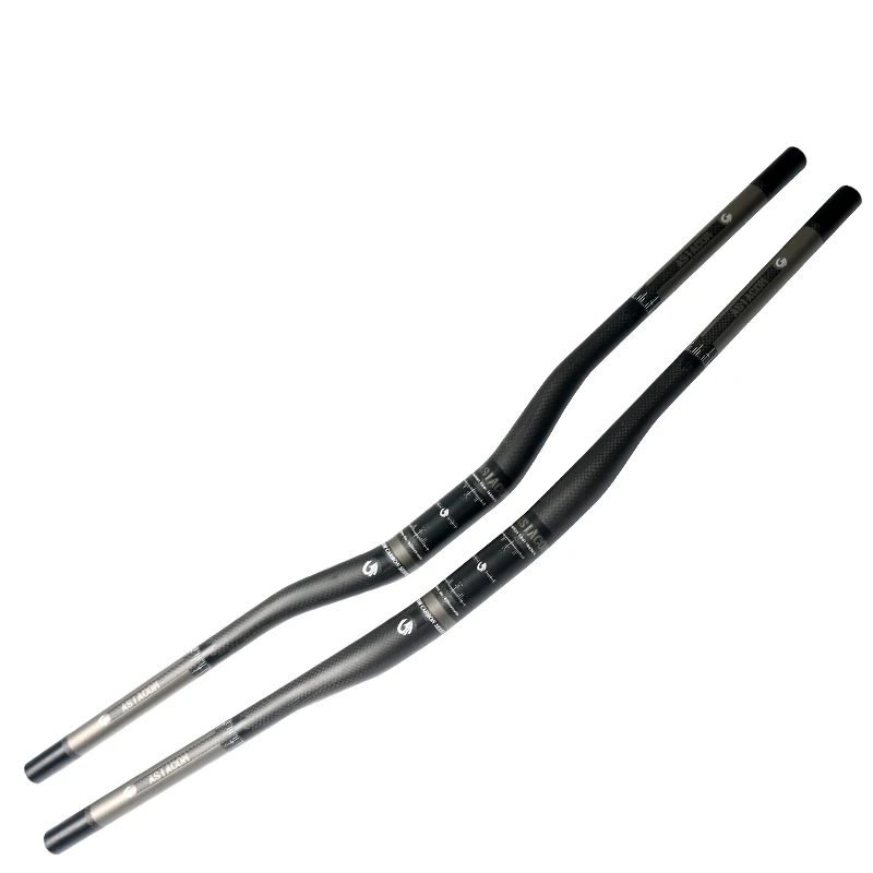 

Фирменный новый горный велосипед ASIACOM, Матовый велосипед 3K, полностью из углеродного волокна, самый длинный велосипедный руль с 9 углами для заднего хода, горный велосипед 31,8*820 мм, бесплатная доставка