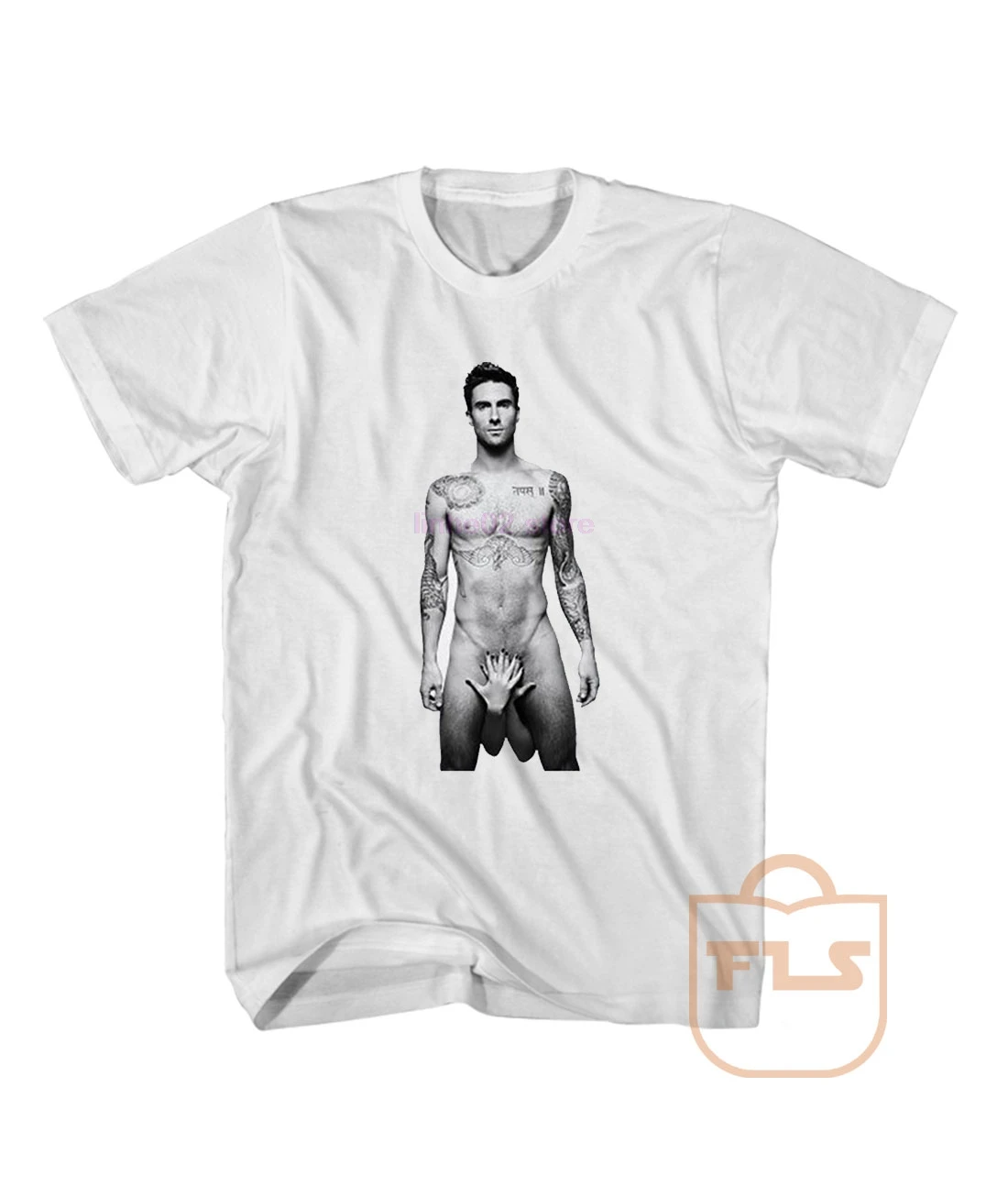 Phiking Adam Levine голая футболка с мультяшным принтом Футболка брендовая одежда