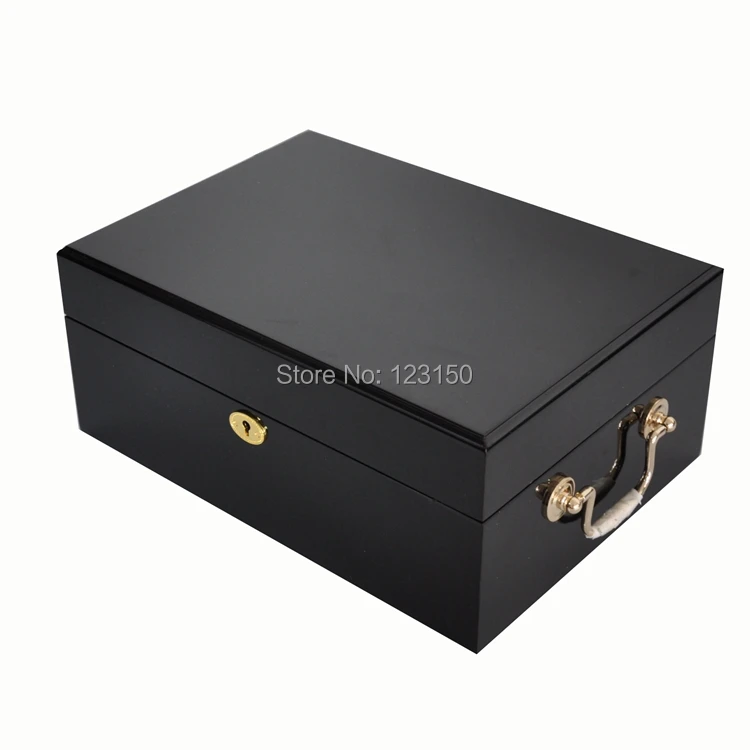 AC 010 высококачественные для игры в покер чип Деревянный чехол хранения 500