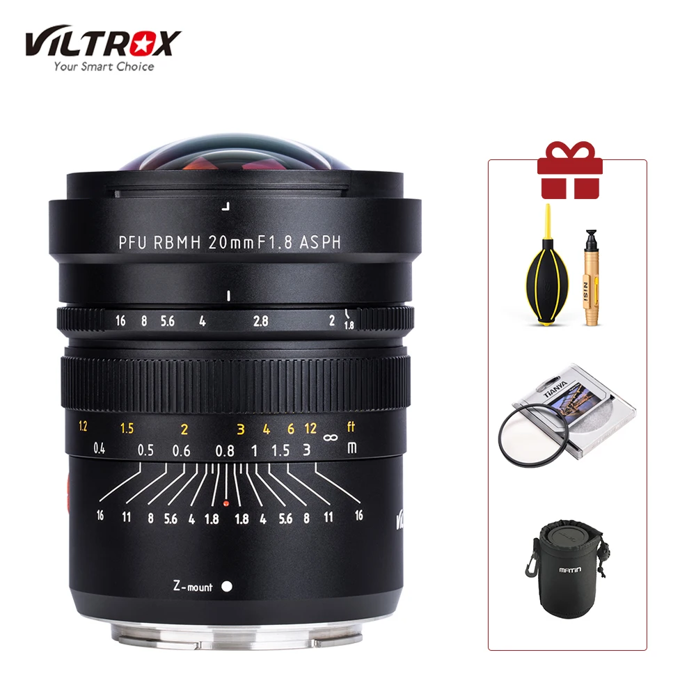 Viltrox 20 мм F1.8 Полнокадровый объектив широкоугольный основной Объектив Ручная