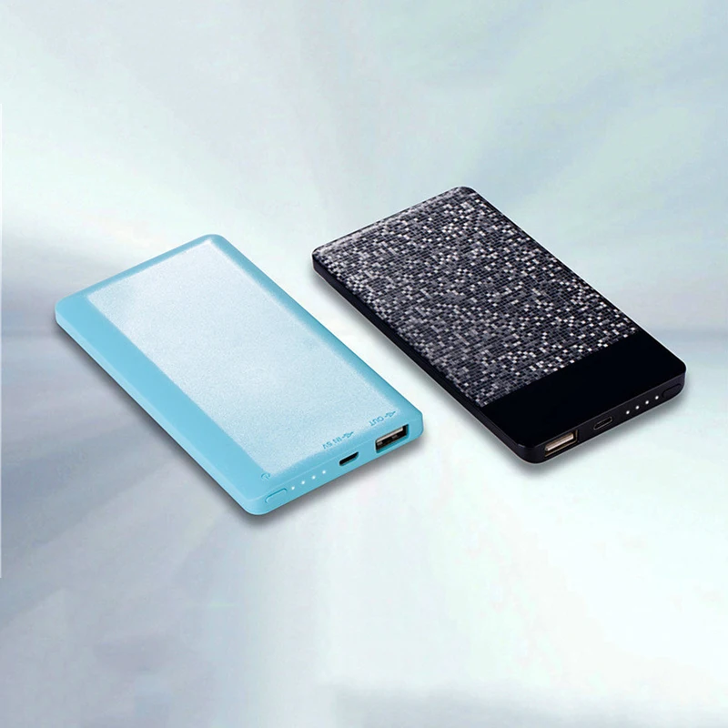 Горячий ультра тонкий внешний аккумулятор 10000 mAh power Bank 2.1A выход Быстрый смартфон портативный внешний аккумулятор зарядное устройство 15 мм