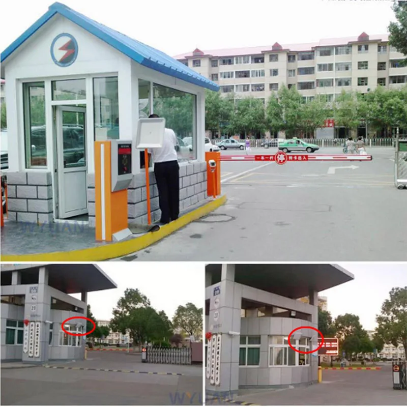 Заградительный барьер ворота для парковки автомобиля Система доступа 6 м UHF RFID