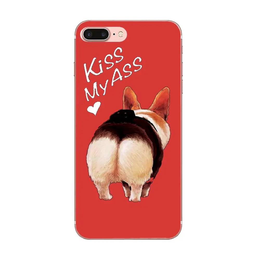 Мягкие популярные животные милые корги Love Kiss для Xiaomi Note 3 4 Mi3 Mi4 Mi4C Mi4i Mi5 Mi 5S 5X6 6X A1 Max
