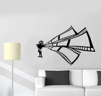 Retro Vinyl Wall Decal Producer Film Cinema Theater Filmstrip Stickers Home Decor Living Room Self Adhesive Art Decal D368