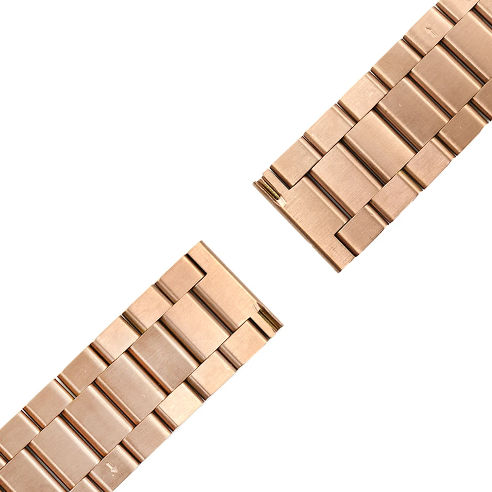 Ремешок из нержавеющей стали для часов Asus ZenWatch 1 2 мужской черный быстросъемный