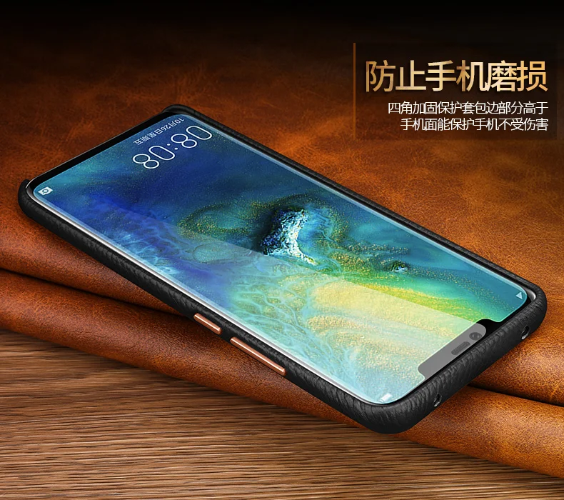 4 цвета, чехол для huawei mate 20 из натуральной воловьей кожи, чехол для телефона из телячьей кожи, сумки для huawei mate 20 Pro