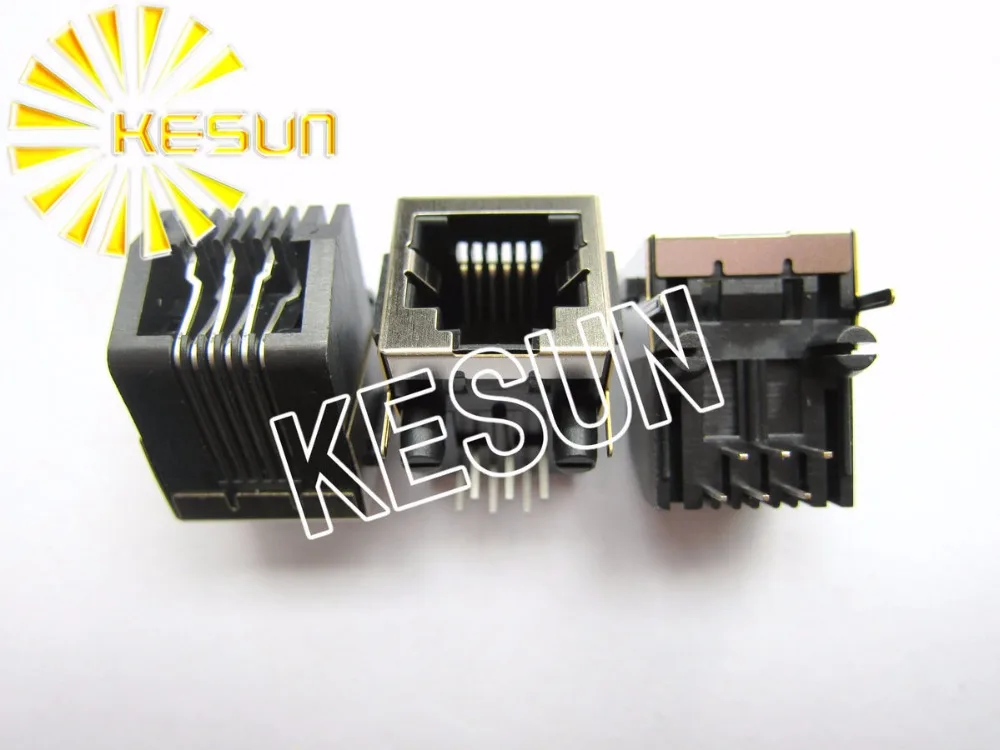 80 шт. x RJ11 57 6P6C S полузащитный Тип прямоугольный PCB Модульный разъем для телефона
