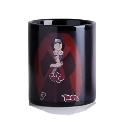 Itachi Аниме Наруто кофейные кружки смешной цвет изменить чашки и кружки Саске Какаши Итачи Марка творческий посуда для напитков - Цвет: Itachi
