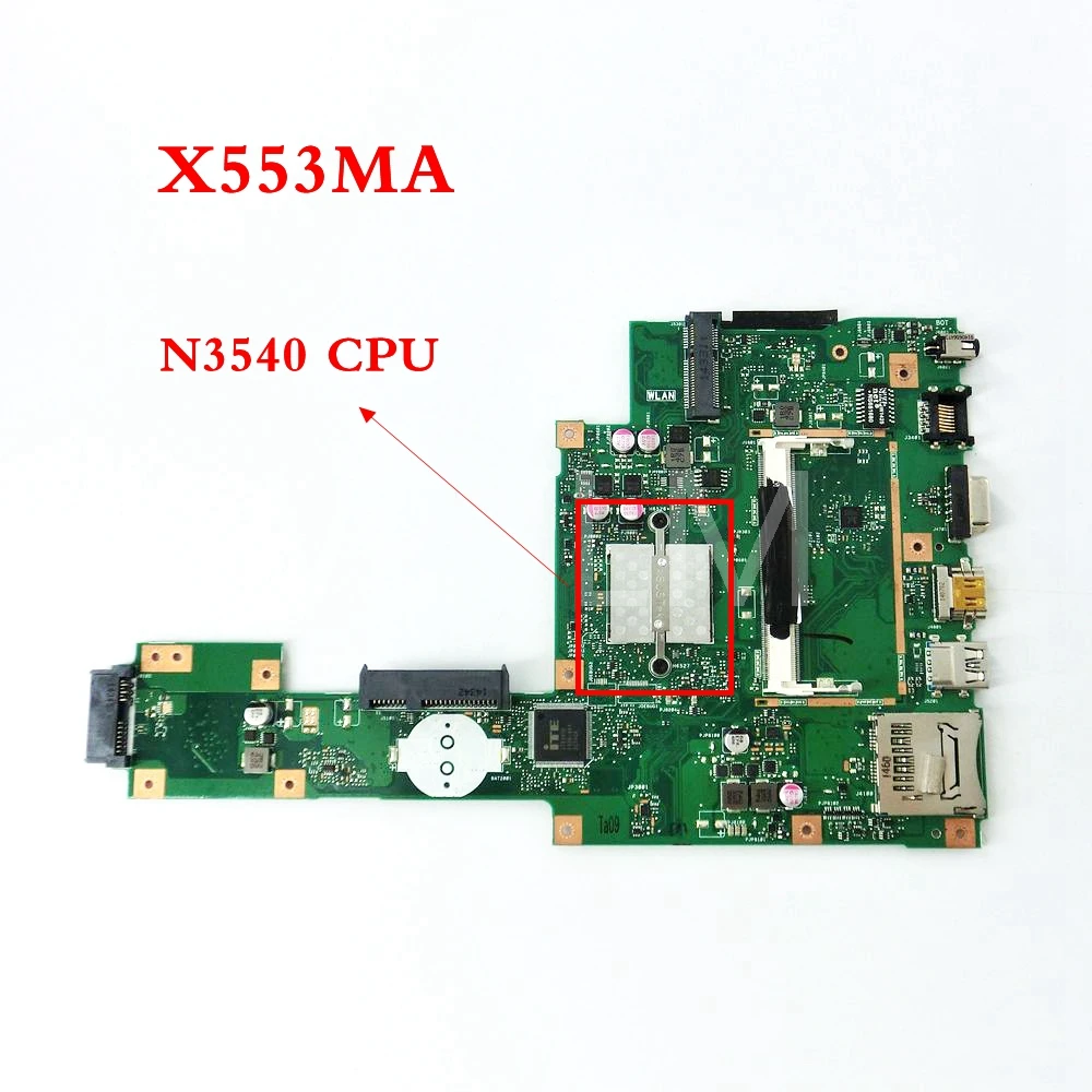 Материнская плата X553MA с процессором N3540 REV2.0 для ASUS F503M X503M F553MA X503MA D503M материнская
