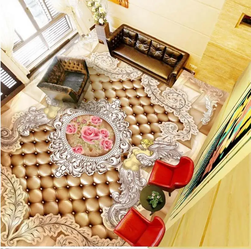 2020 pvc floor vinyl rolls marble self adhesive waterproof wallpaper Bathroom living room bedroom 3D | Обустройство дома