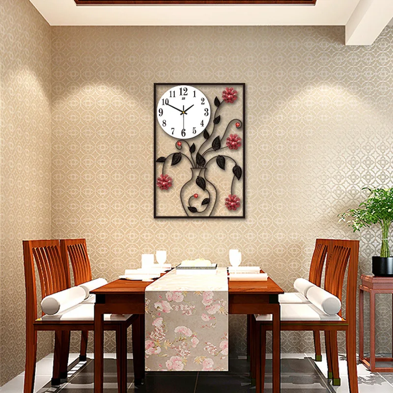 Китайские часы китайский творческий сад вход гостиная спальня немой кварцевые