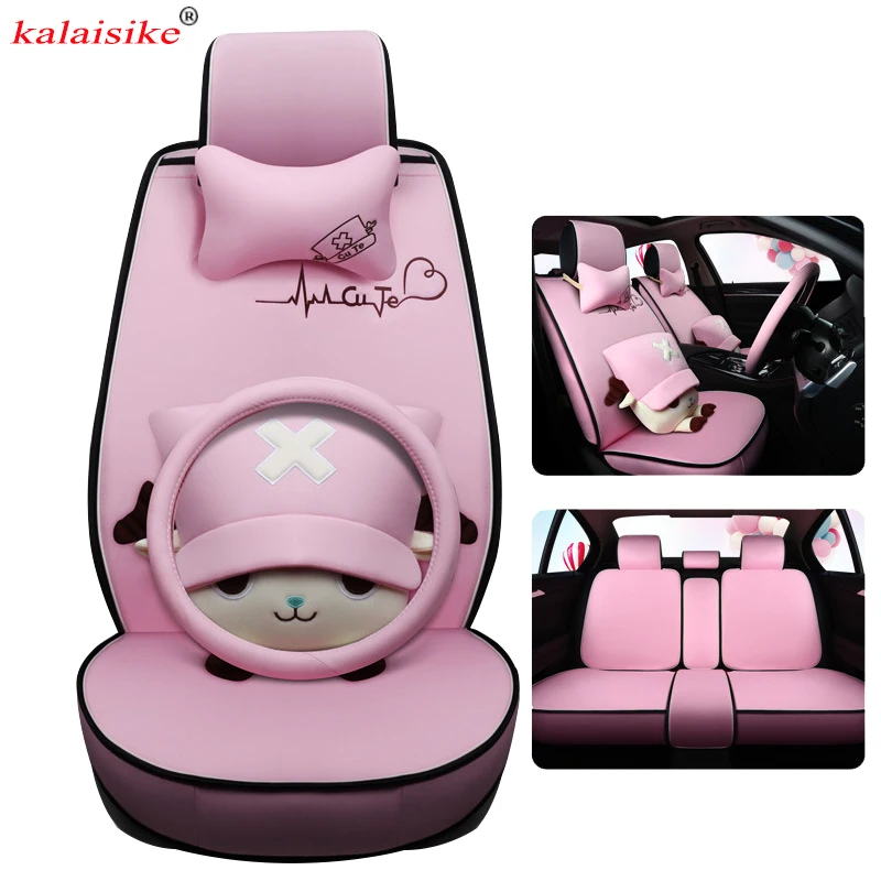 

kalaisike flax Universal Car Seat Cover for Cadillac all models CTS ATS SRX CT6 ATSL XTS SLS car styling auto accessories