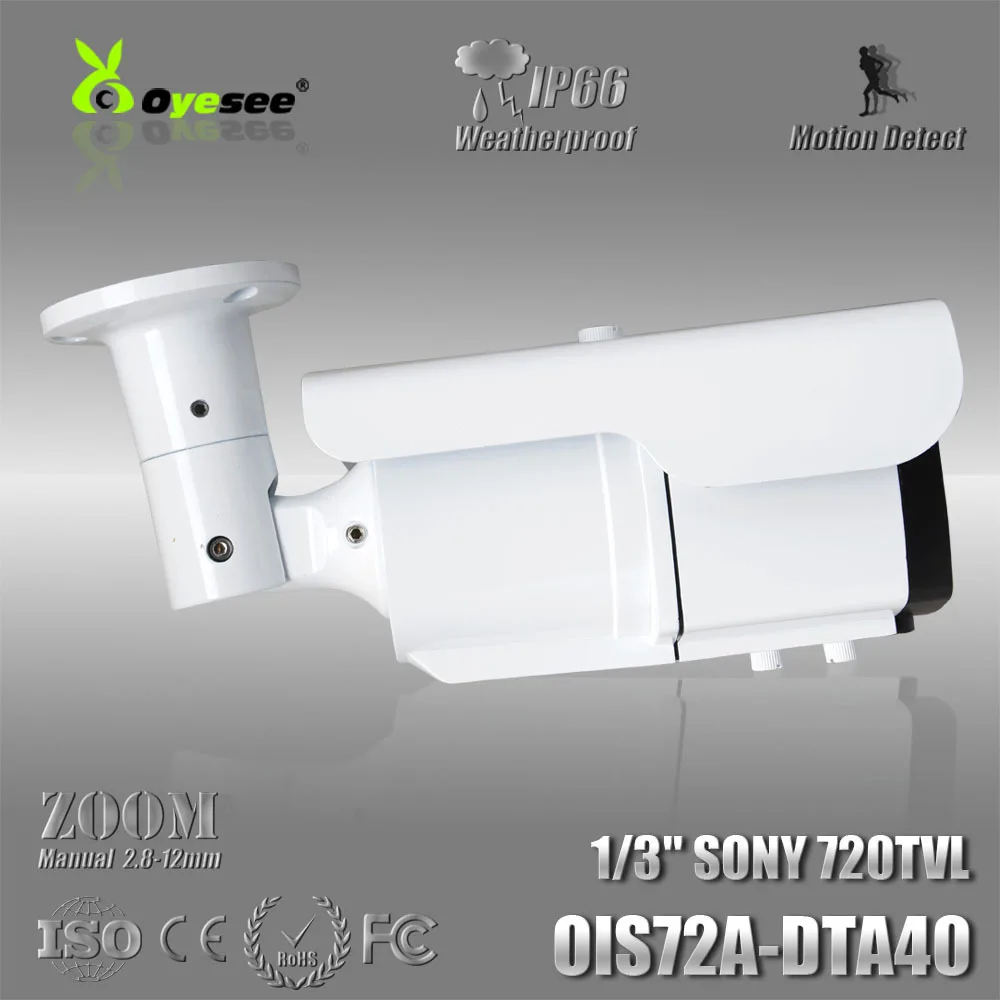 OIS72A-DTA40 720TVL Effio-CCD 2.8-12 мм Ручной Зум Объектива ИК-Камеры Всепогодный CCTV