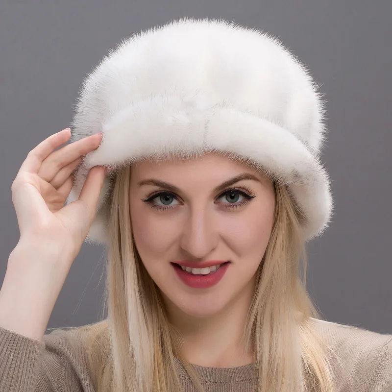 JKP 2018 шапки женские женская шапка из натурального осенняя и зимняя одежда
