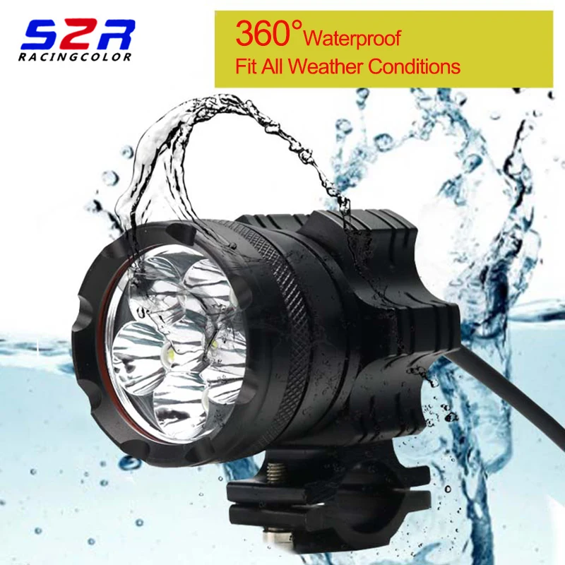 Светодиодная мотоциклетная фара S2R 36 Вт 6500 К 300 м| |