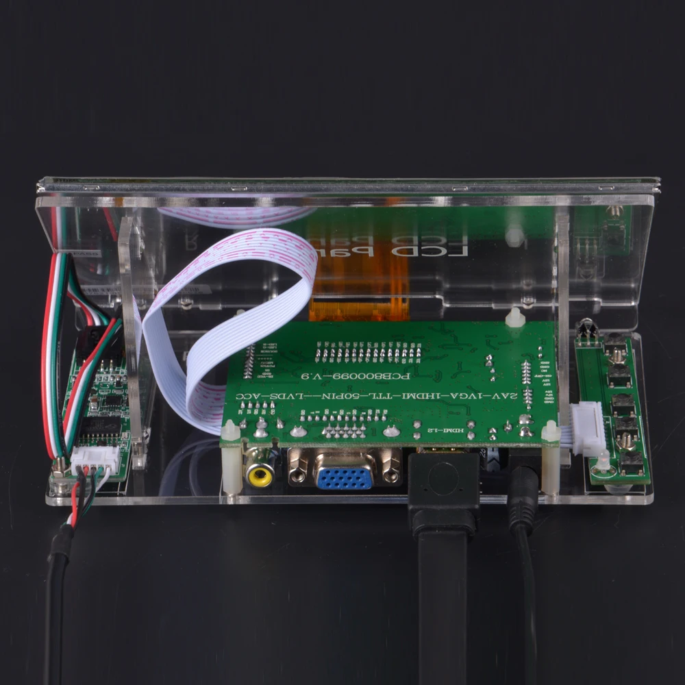 Плата драйвера монитора 7 дюймов для Raspberry Pi 1024*600 3B + TFT ЖК-дисплей плата модуля HDMI