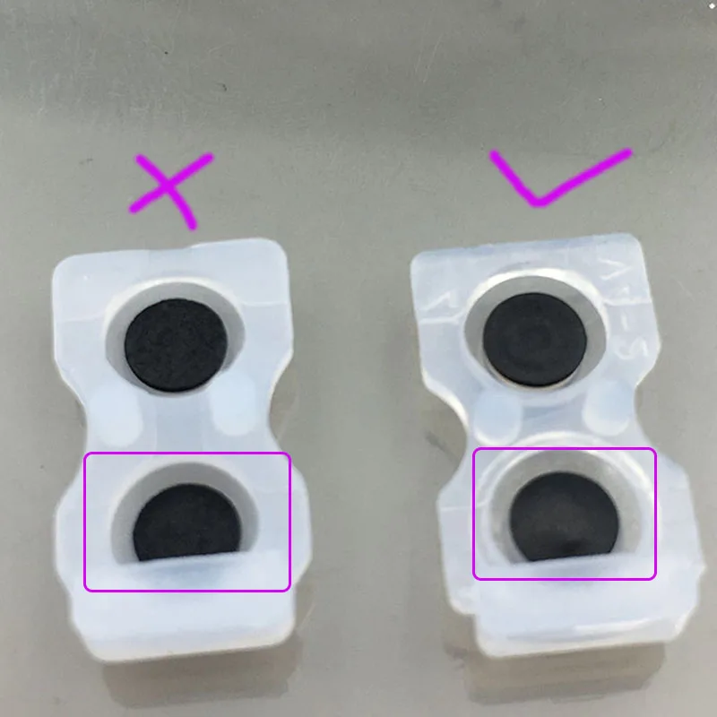 1 пара = 2 шт. JDS001 010 L2 R2 L1 R1 силиконовый Кондуктивный резиновый кнопки силиконовые