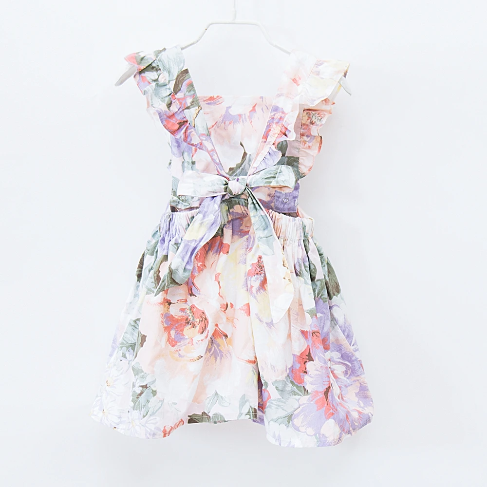 ShiJ floral button 3in1 pinny baby girl dress | Детская одежда и обувь