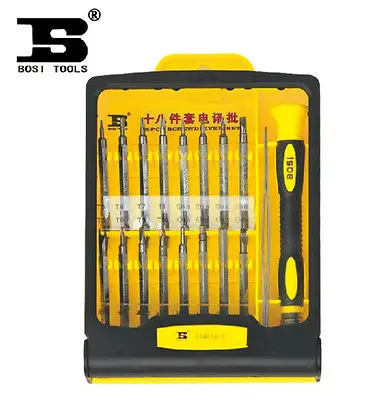 

18 Pcs Telecommunication Screwdriver Set Repair Tools with Plastic box