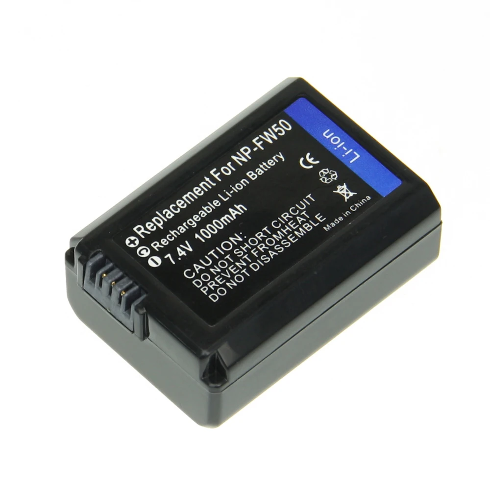 3 шт./лот NP FW50 NPFW50 Перезаряжаемые Камера Батарея для sony lpha 7 7R II фотоаппаратов