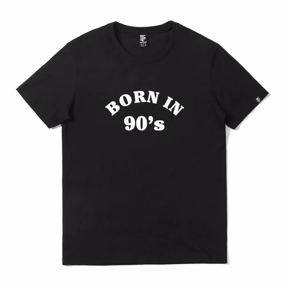 Женская Винтажная Футболка Born in 70s 80s 90 s хлопковая 2018 летние белые топы с