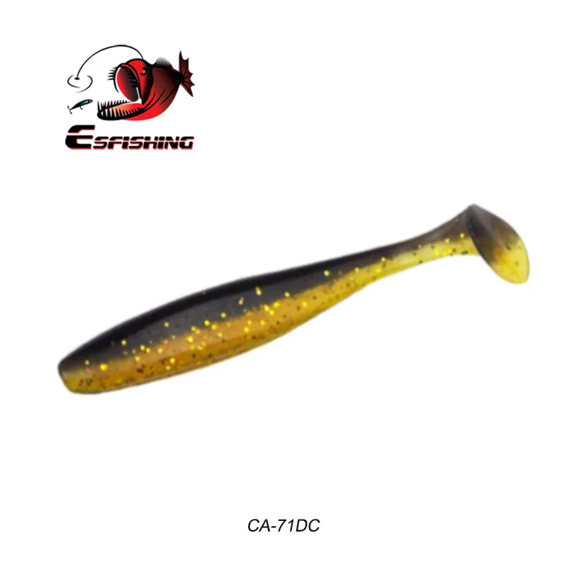 ESFISHING рыболовные приманки мягкие приманки Es Easy Shiner 50 мм 76 мм 100 мм 180 мм большие приманки для Форели Приманка Crankbait Iscas искусственные - Цвет: CA71DC
