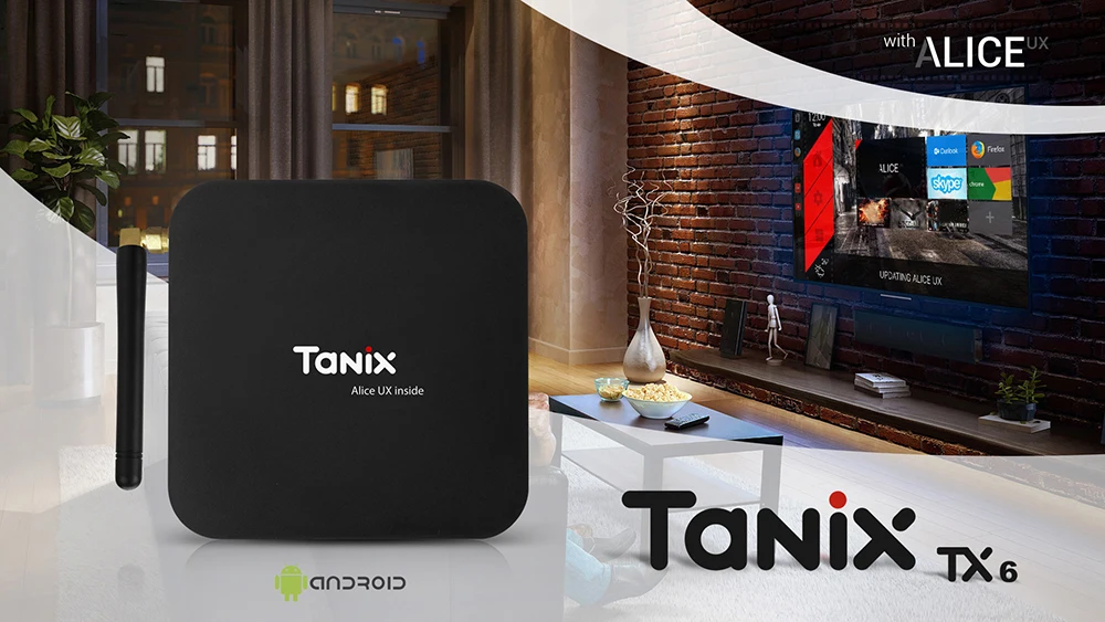 Tanix TX6 Smart tv Box Android 7,0 Allwinner H6 4 ГБ 32 ГБ 64 Гб 2,4 ГГц+ 5,8 ггц WiFi BT5.0 поддержка 4K H.265 100 Мбит/с телеприставка