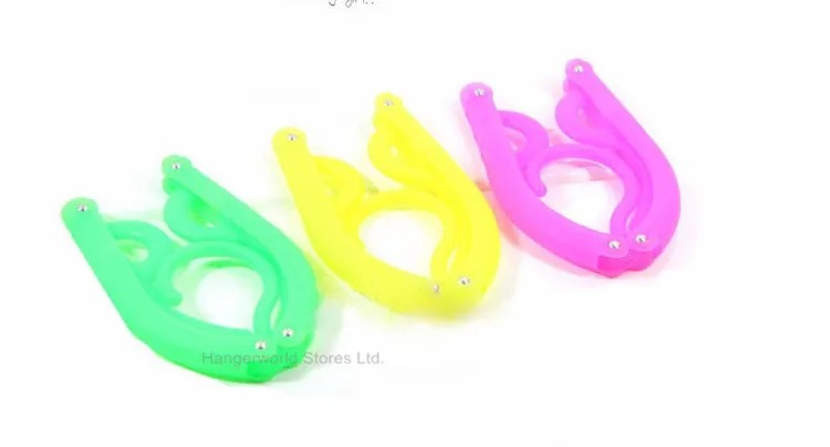 [Бесплатная доставка] Пластиковая Складная вешалка для путешествий 5 цветов