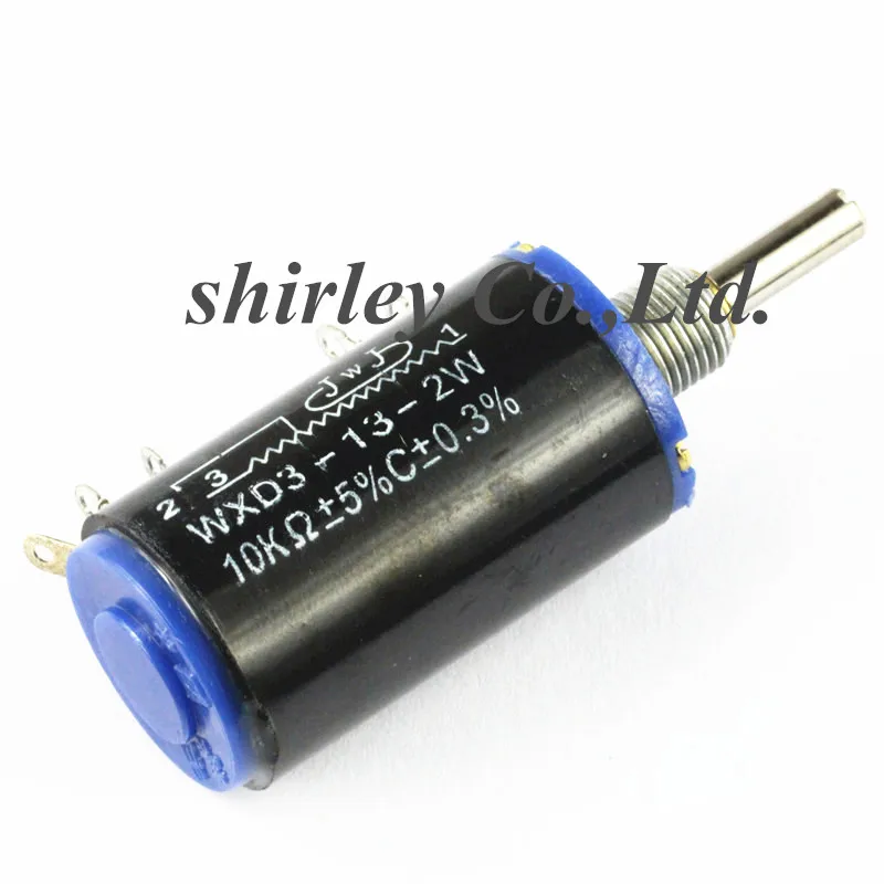 Connectors WXD3-13-2W 100 200 220 470 680 1K 2.2K 3.3K 4.7K 5.6K 6.8K 10K 22K 33K 47K 100KOhm WXD3-13 2W Wirewound Potentiometer |