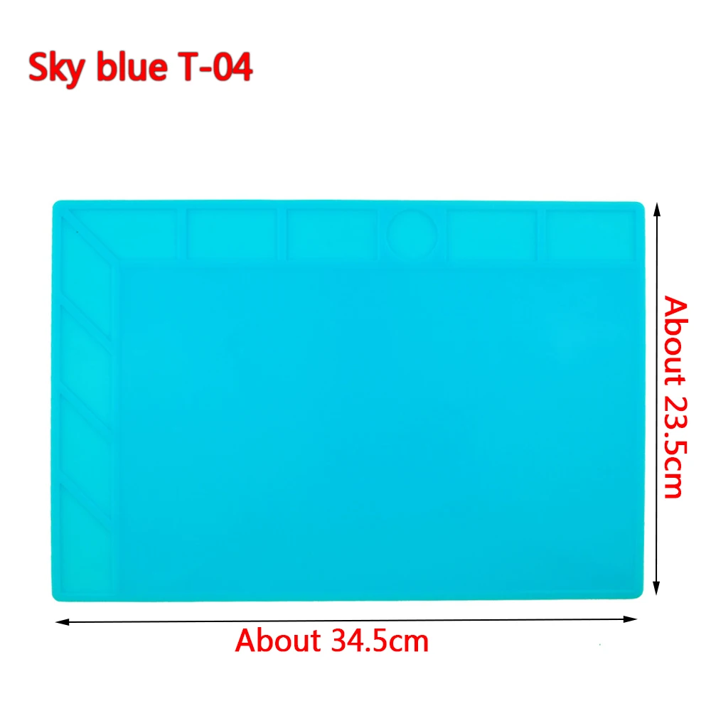 Heat-resistant Soldering Mat Silicone Heat Gun BGA Station Insulation Pad Repair Tools Maintenance Platform Desk | Инструменты