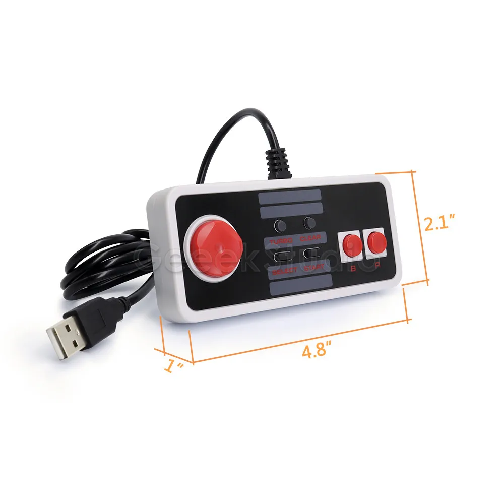 Новый проводной USB геймпад игровой контроллер Turbo Edition для Raspberry Pi/PC/Mac аппаратные