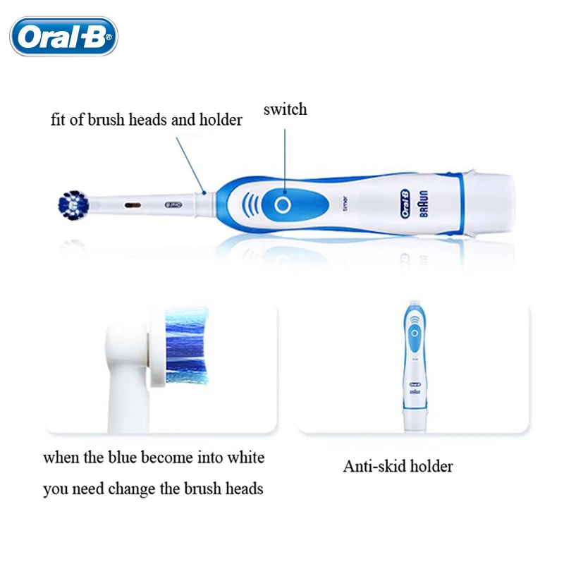 Электрическая зубная щетка Oral B с аккумулятором устройство для отбеливания зубов