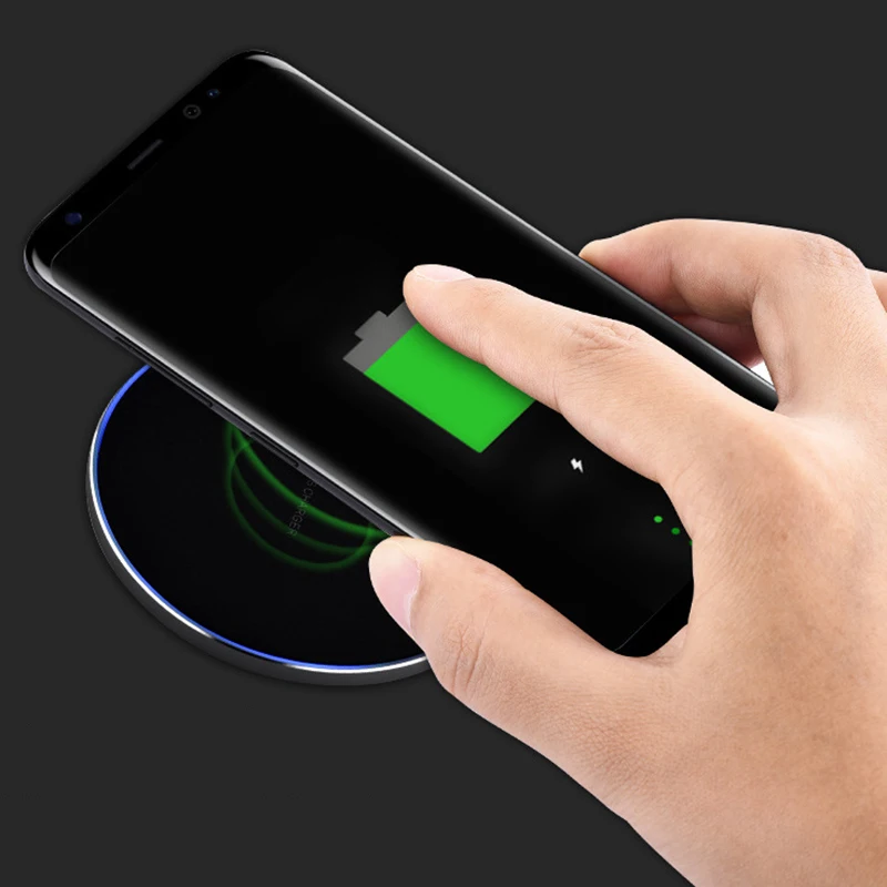 Antye QI Беспроводной Зарядное устройство зарядного устройства для iphone 8 8 Plus x Samsung note 8 Galaxy S8, s8 Plus, S7, S6, S6 Edge