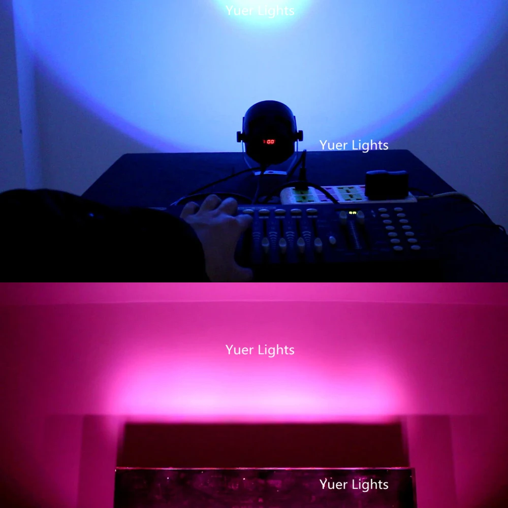 

Light Music 30W RGBW 4IN1 LED COB Par Lights Stage Wash Effect Light DMX Disco Lights Par LED For Dj Lighting Laser Projector