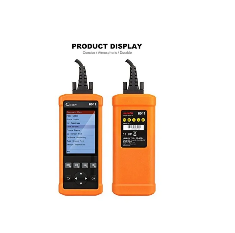 100% Оригинальный Launch CReader 6011 OBD2/диагностический сканер EOBD с ABS и SRS системой