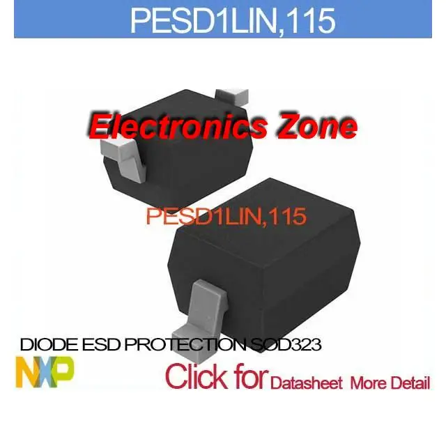 115 диод оур защита SOD323 pesd1lin 1 1LIN PESD1LIN 1lin Pesd1l 1LIN|diode led|diode sizediode ss24 |
