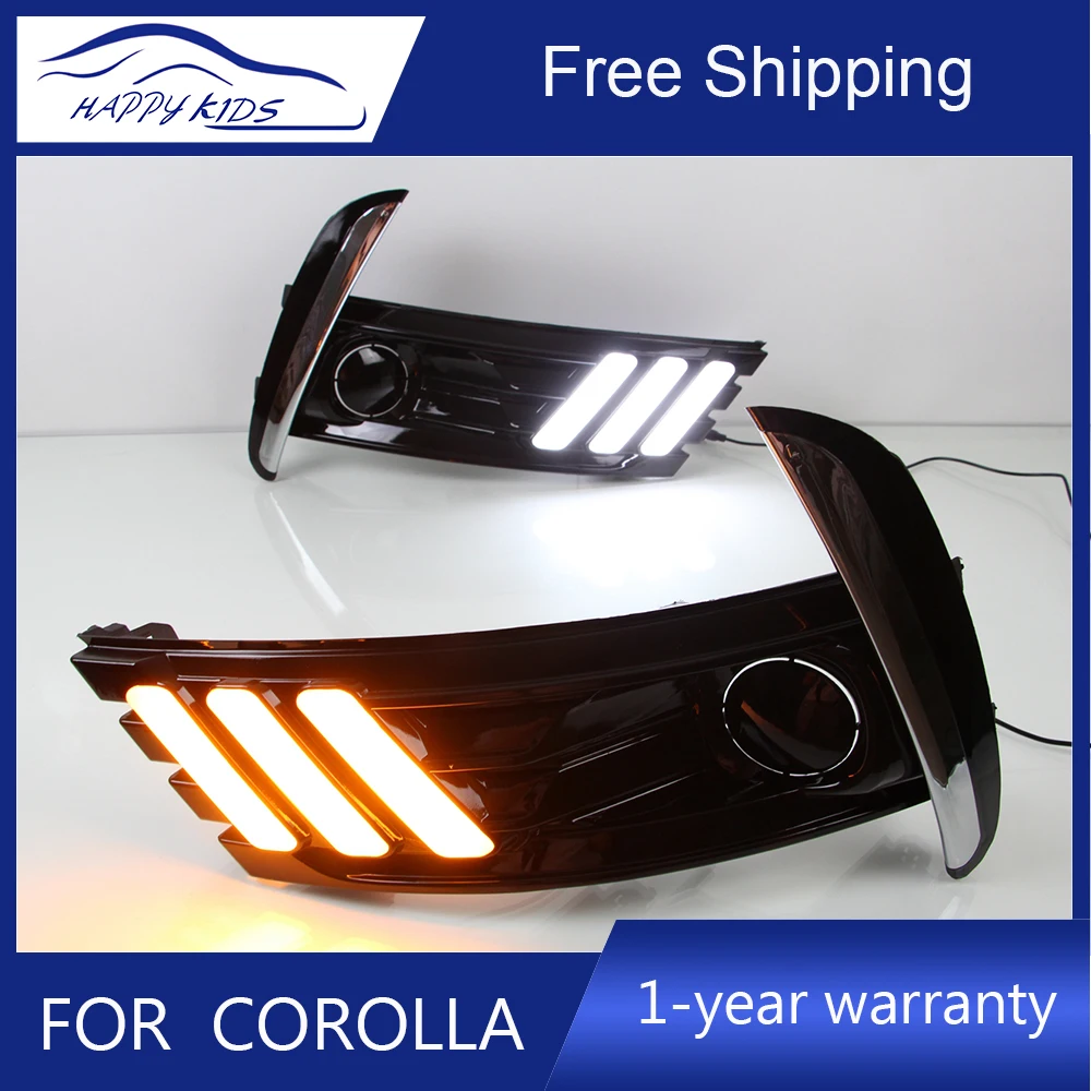 Автомобильный Стайлинг для Toyota Corolla Altis led drl 12 в дневные ходосветильник corolla с